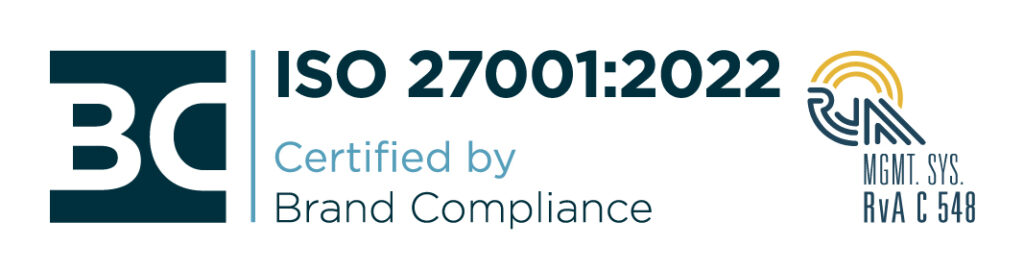 Certified logo ISO 27001-2022